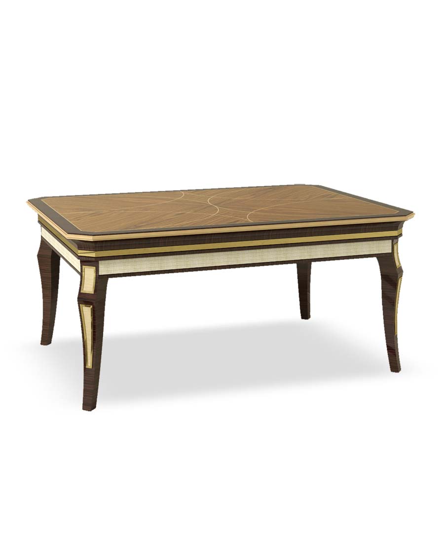 tavolino elegante di lusso in legno in stile contemporaneo