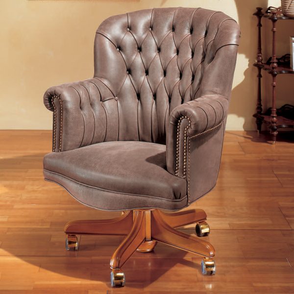 Office armchair “Superba” made in italy su misura 3