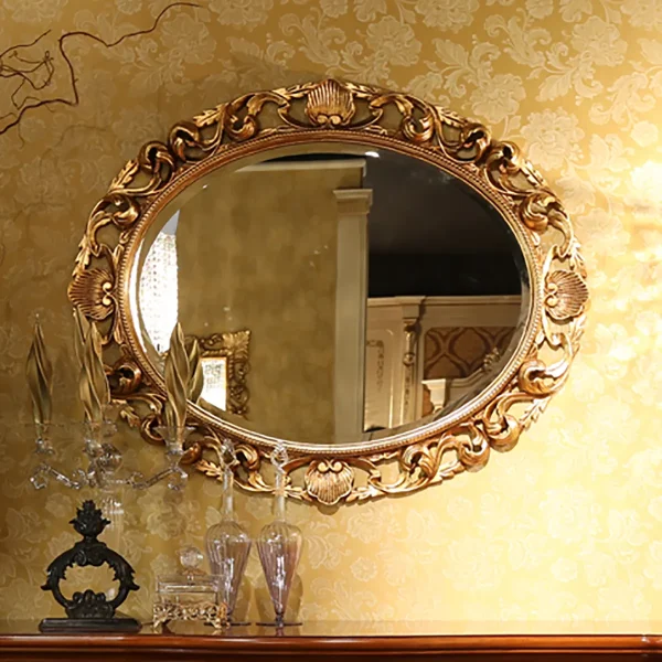 Oval mirror made in italy su misura