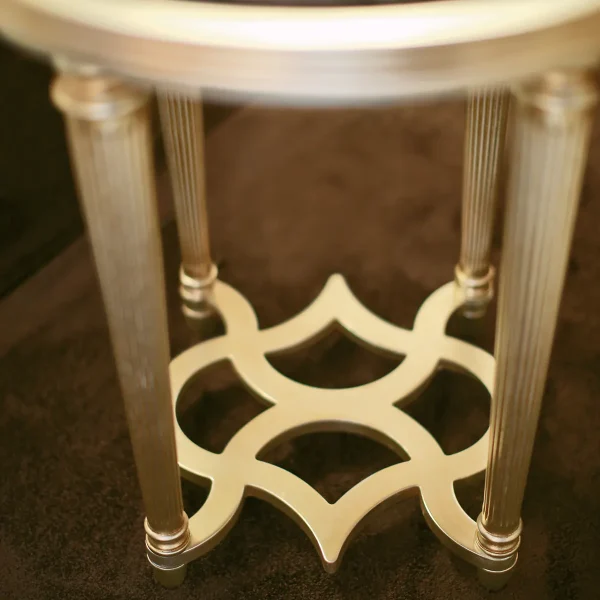 Flora round coffee table made in italy su misura 4