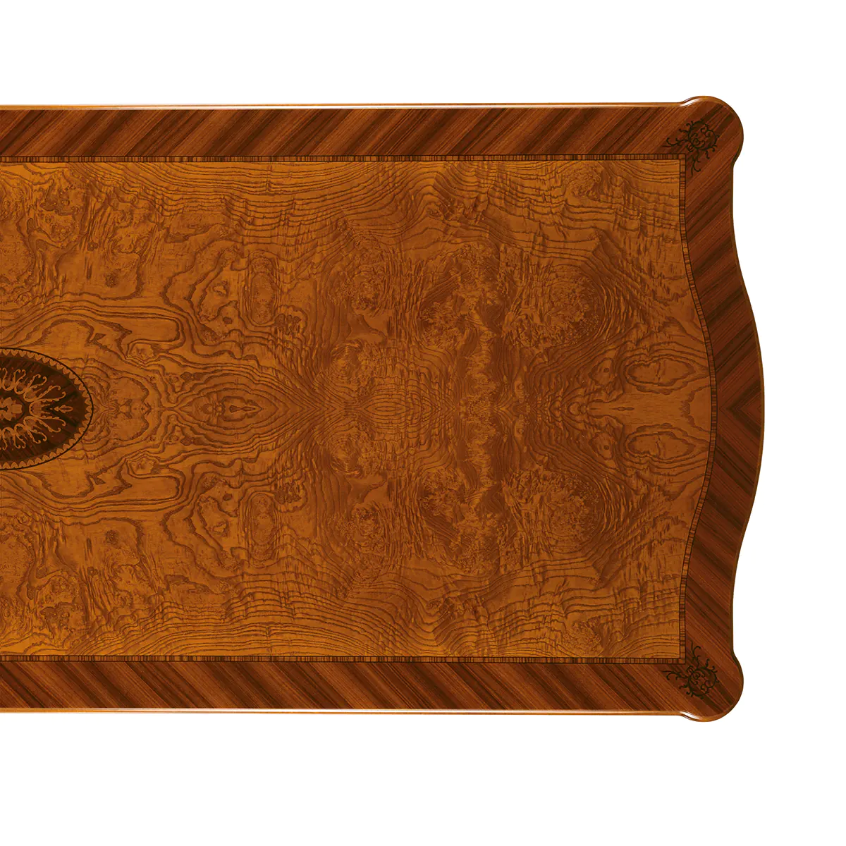 Magnum rectangular table with 2 pedestals