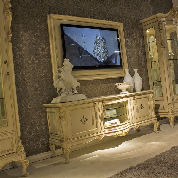 Louvre TV cabinet made in italy su misura 2