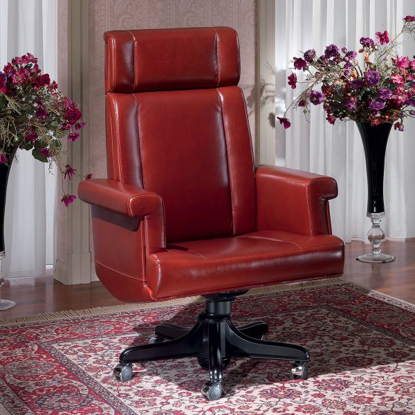 Office armchair “KENNEDY” made in italy su misura 2