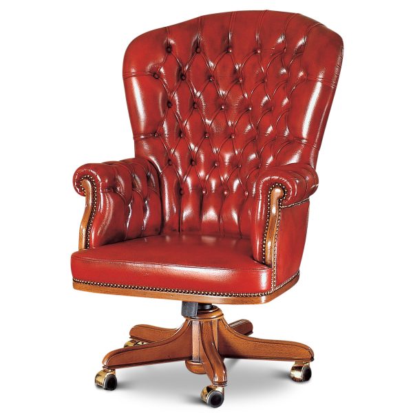 Office armchair “CLINTON” made in italy su misura
