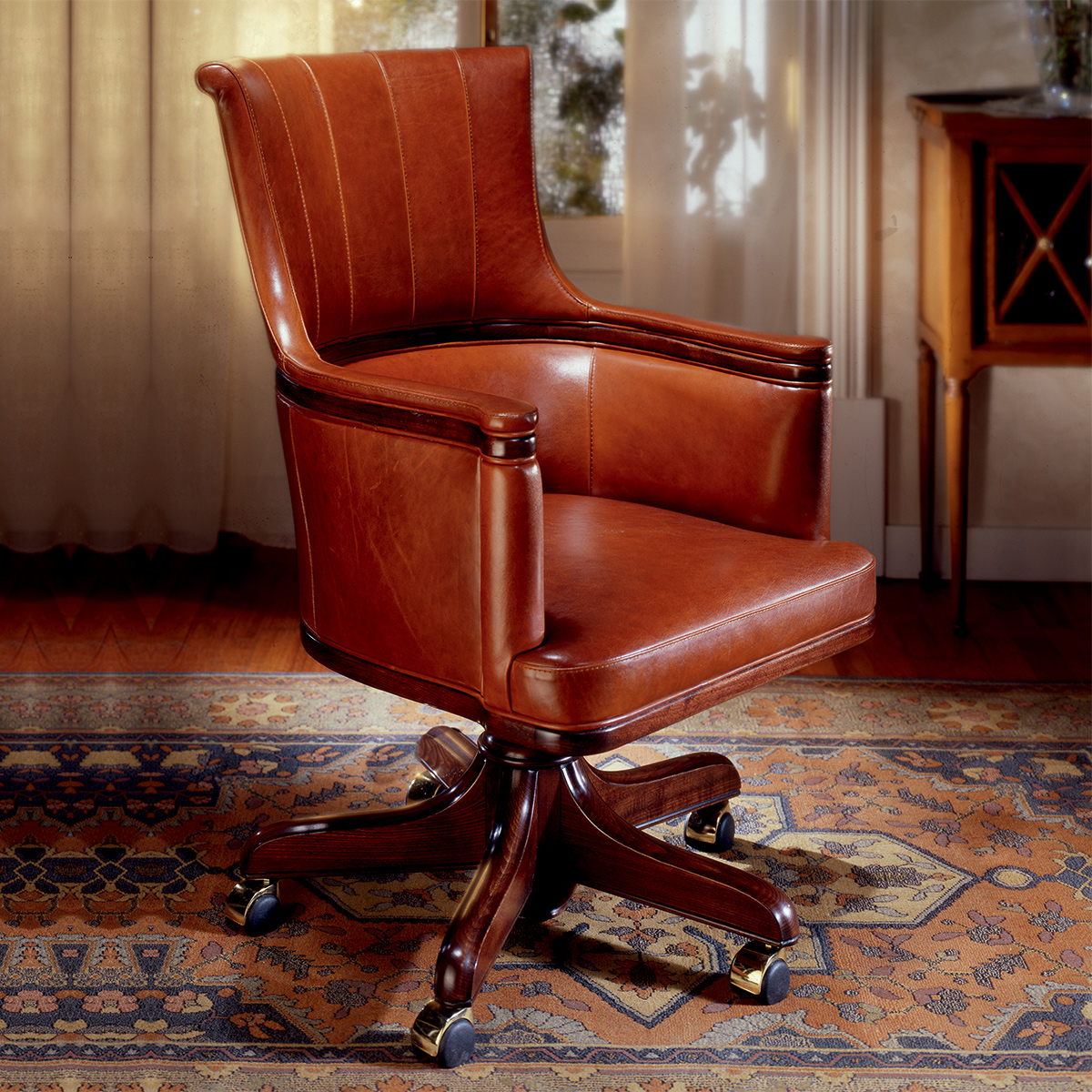 Office armchair “REAGAN” made in italy su misura 2
