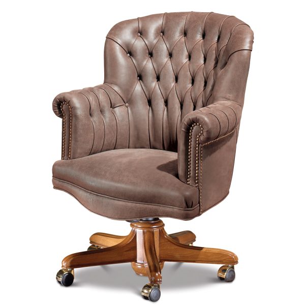 Office armchair “Superba” made in italy su misura 2