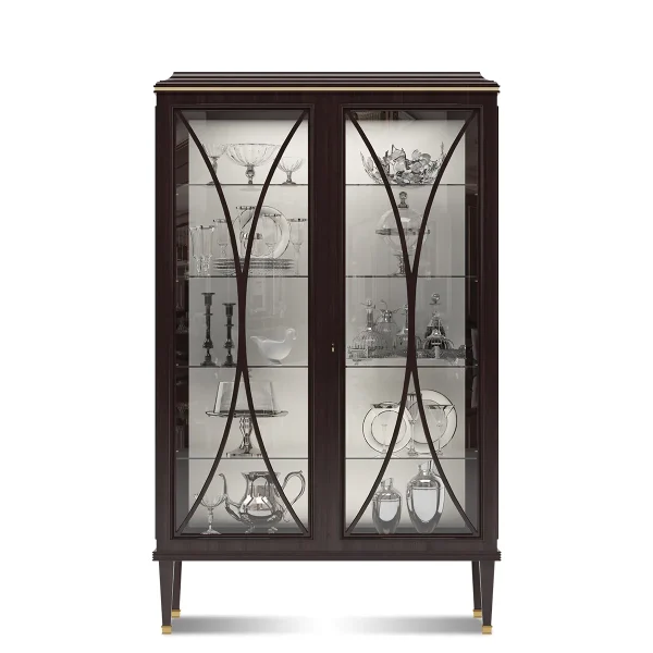 Chelsea display cabinet 2 doors made in italy su misura