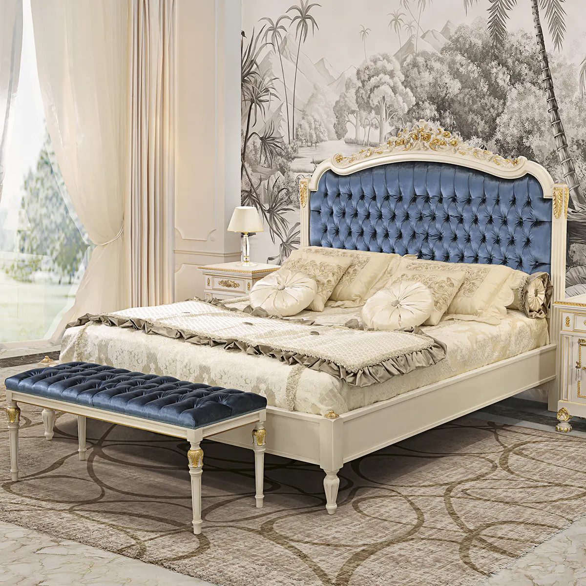 Bed made in italy su misura
