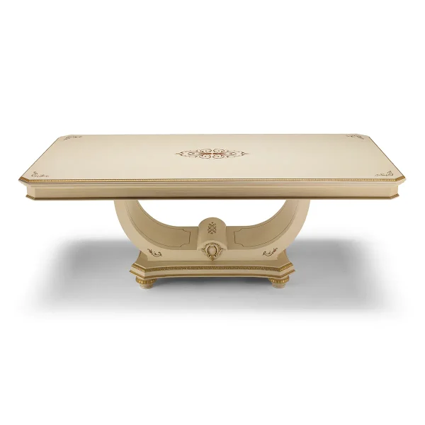 Edo dining table table – pedestal “C” made in italy su misura 2