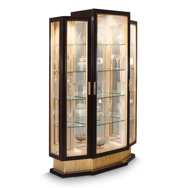 Chanel display cabinet 3 doors made in italy su misura 5