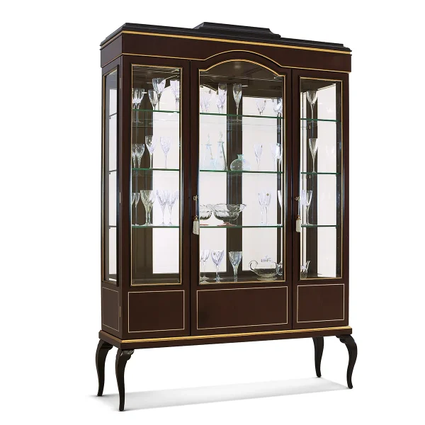Circe display cabinet 3 doors made in italy su misura