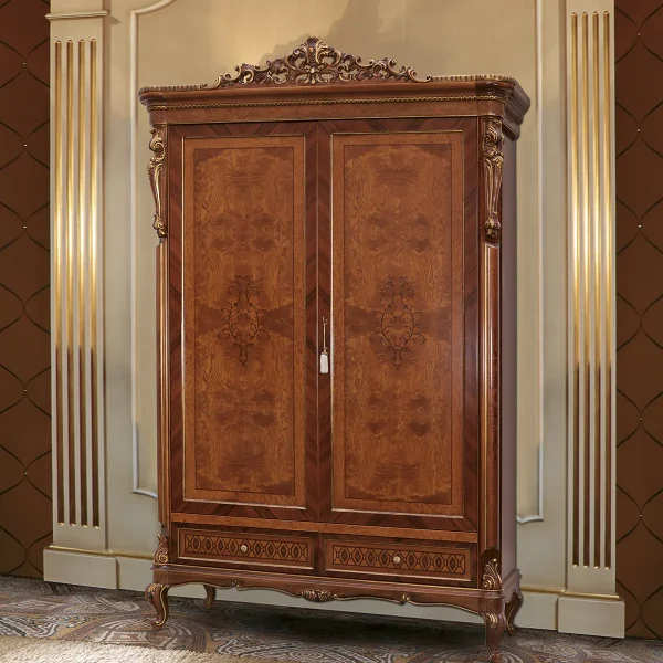 Louvre wardrobe 2 doors made in italy su misura