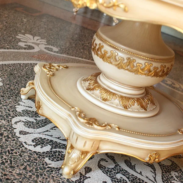 Louvre tavolo tondo made in italy su misura 2