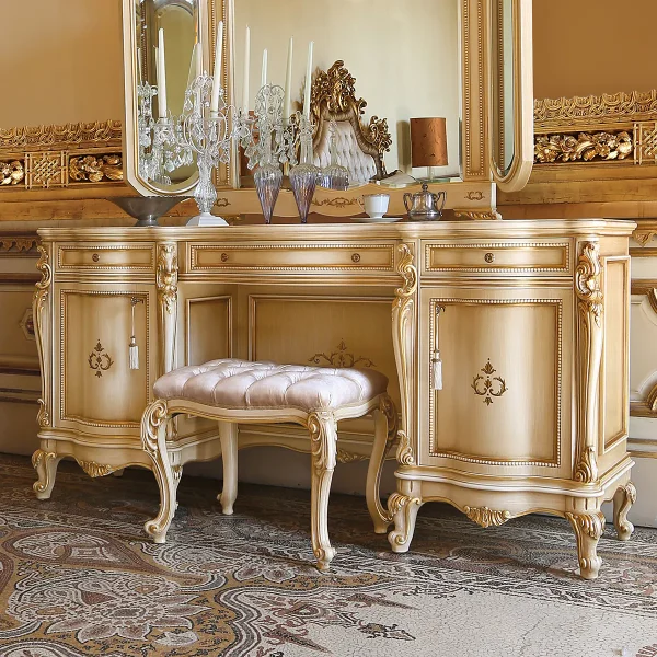 Louvre vanity dresser made in italy su misura