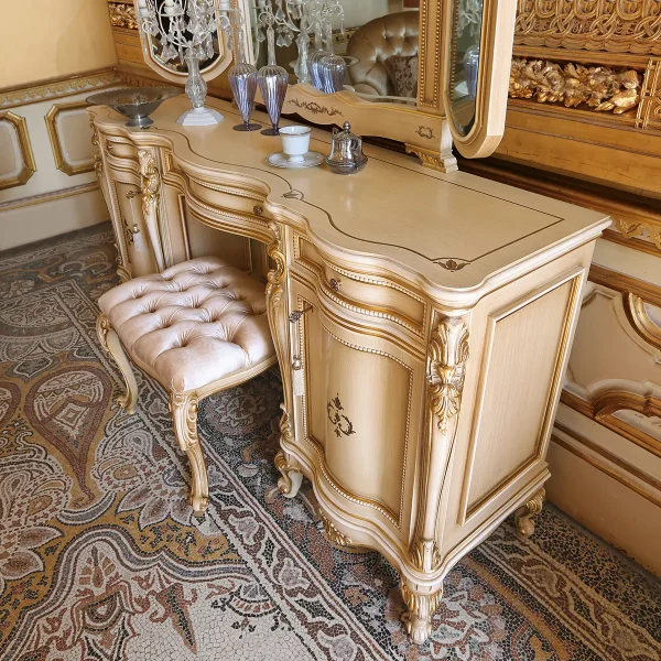 Louvre vanity dresser made in italy su misura 3