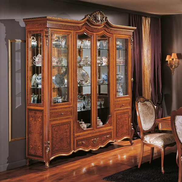Mondial display cabinet 4 doors made in italy su misura