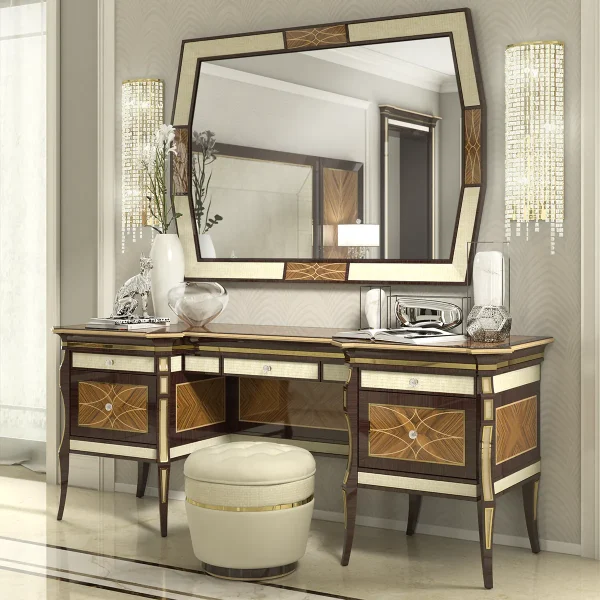 Monte Carlo LUX vanity dresser made in italy su misura