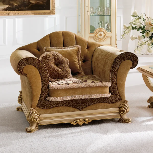 Prestige armchair made in italy su misura