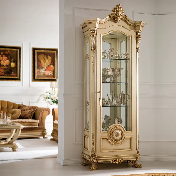 Prestige display cabinet 1 door made in italy su misura