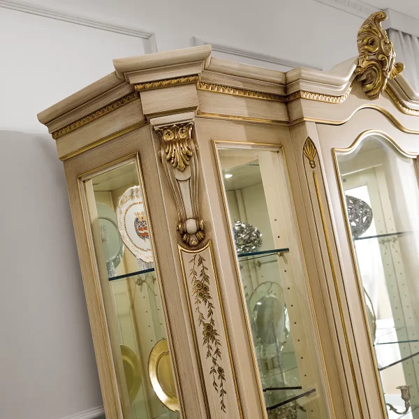 Prestige display cabinet 3 doors made in italy su misura 2