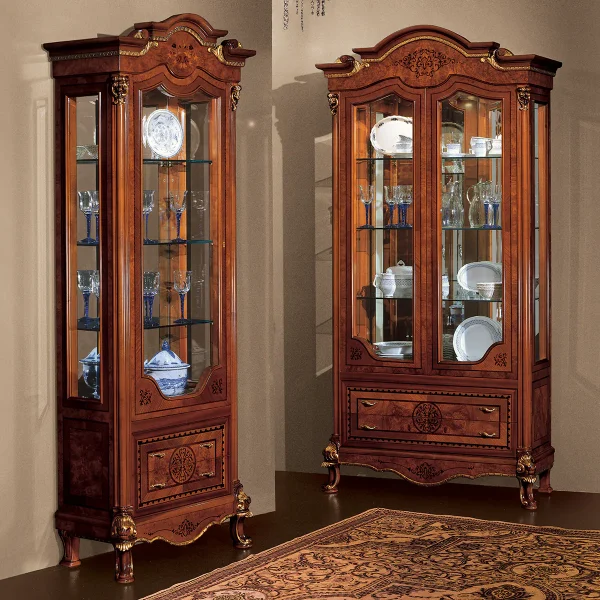 Princesse display cabinet 1 door made in italy su misura
