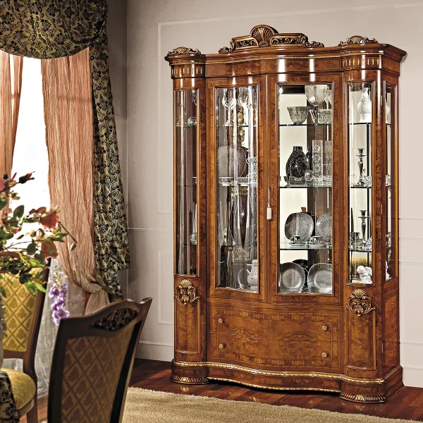 Reale display cabinet 2 doors made in italy su misura