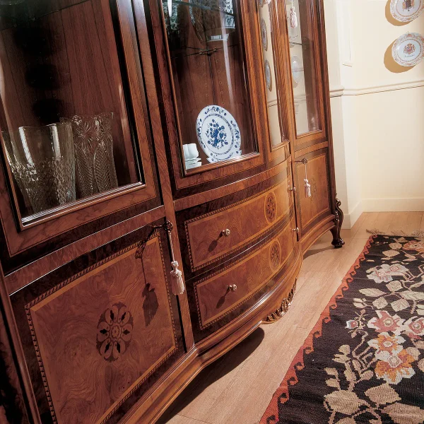 Royal display cabinet 4 doors made in italy su misura 2