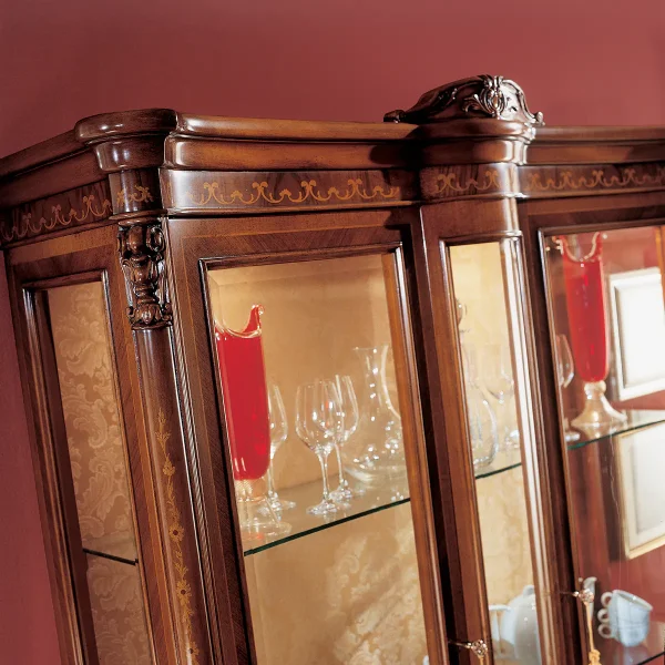 Royal display cabinet 2 doors made in italy su misura 2