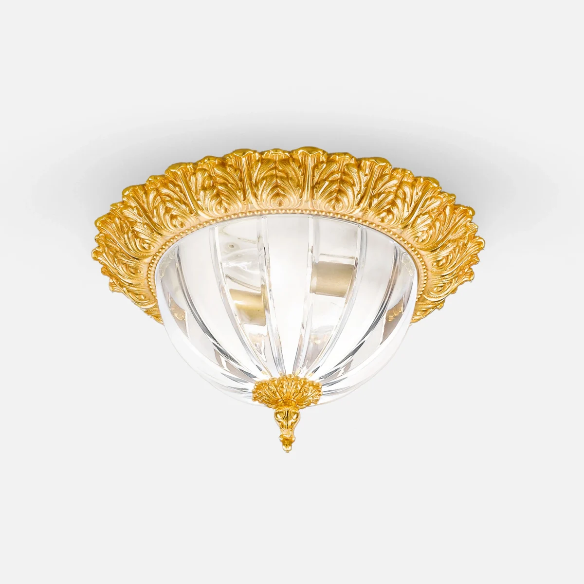 Ceiling lamp with crystal