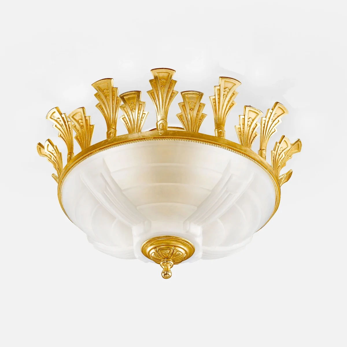 Ceiling lamp with crystal made in italy su misura