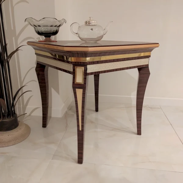 Monte Carlo LUX squared side coffee table made in italy su misura 5