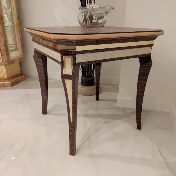 Monte Carlo LUX squared side coffee table made in italy su misura 2