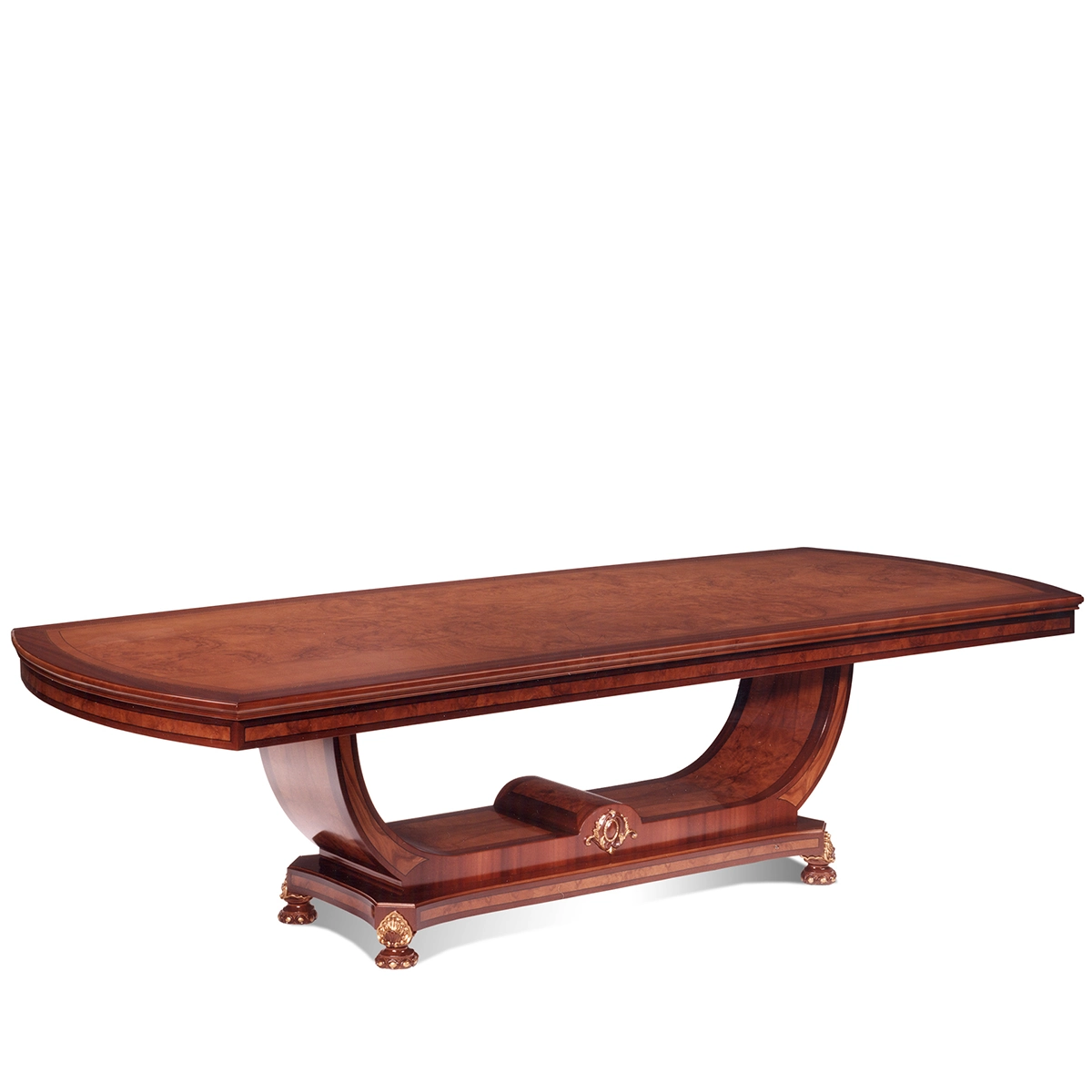 Ducale rectangular table with pedestal C