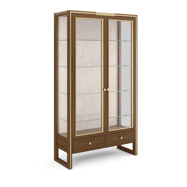 Brera display cabinet 2 doors made in italy su misura 4