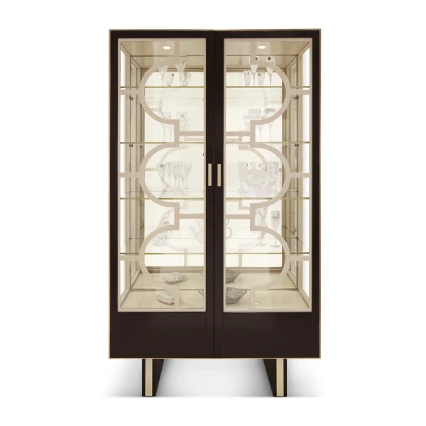 Fuji display cabinet 2 doors w/ pedestals made in italy su misura 2