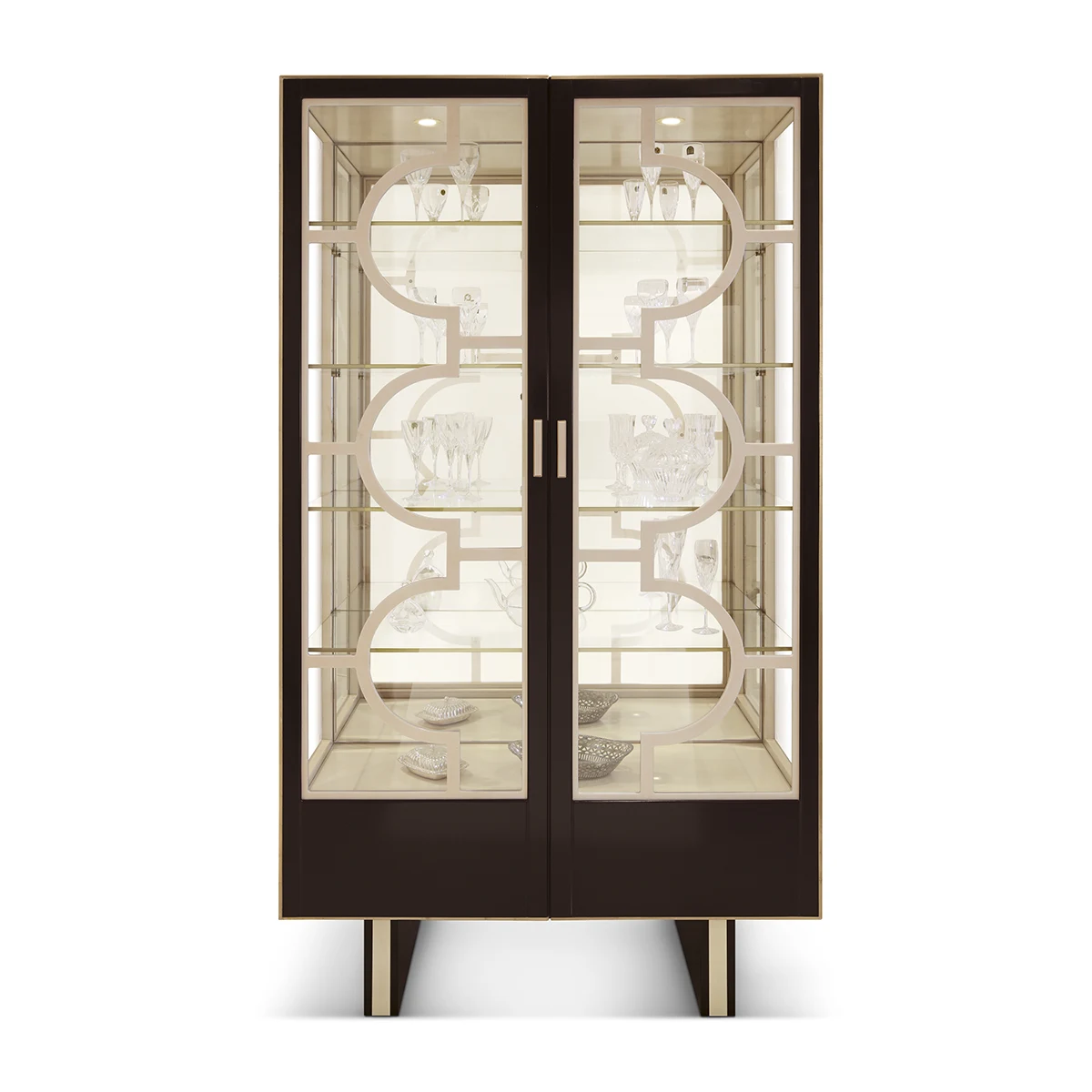 Fuji display cabinet 2 doors w/ pedestals