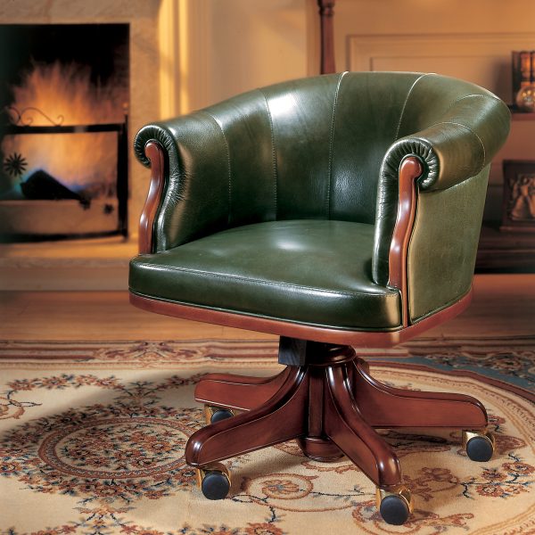 Office armchair “ROOSEVELT” made in italy su misura 2